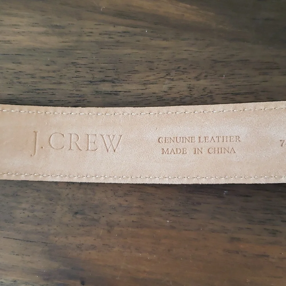 J. Crew Leather Belt Sz 36